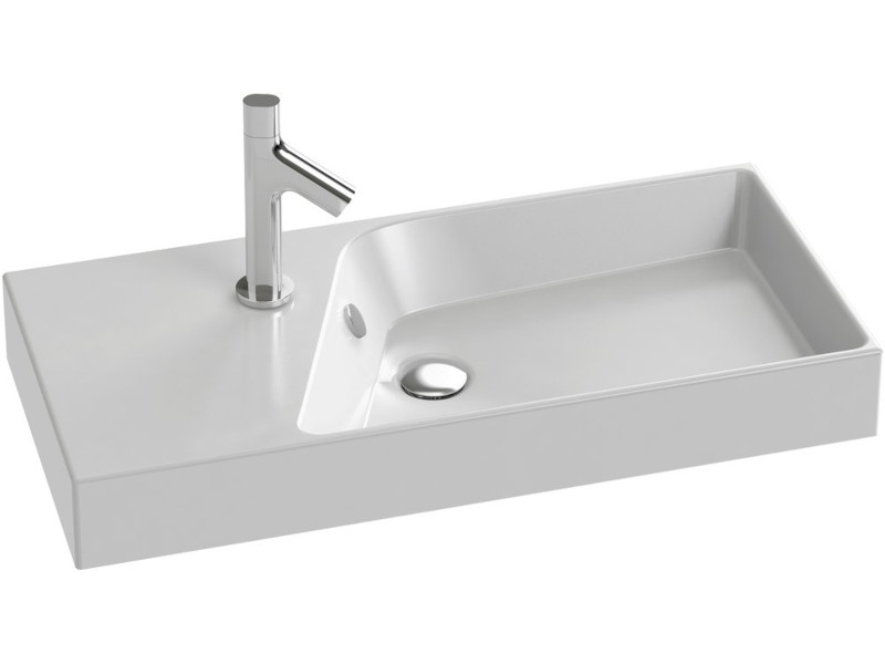 Купить XP112K-00 Rythmik (логотип Kohler) подвесная раковина 80х37 см, белый (аналог EXP112)