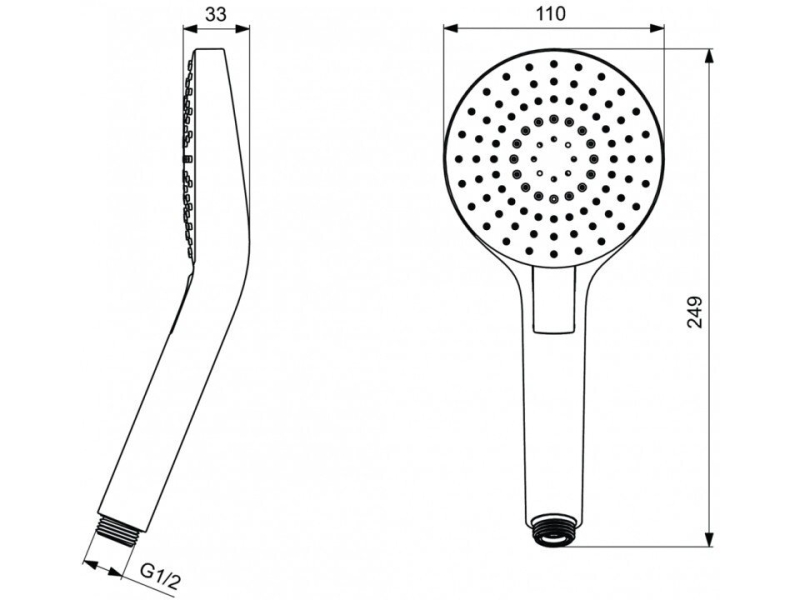 Купить Ручной душ Ideal Standard Idealrain Evo Round L3 B2231AA