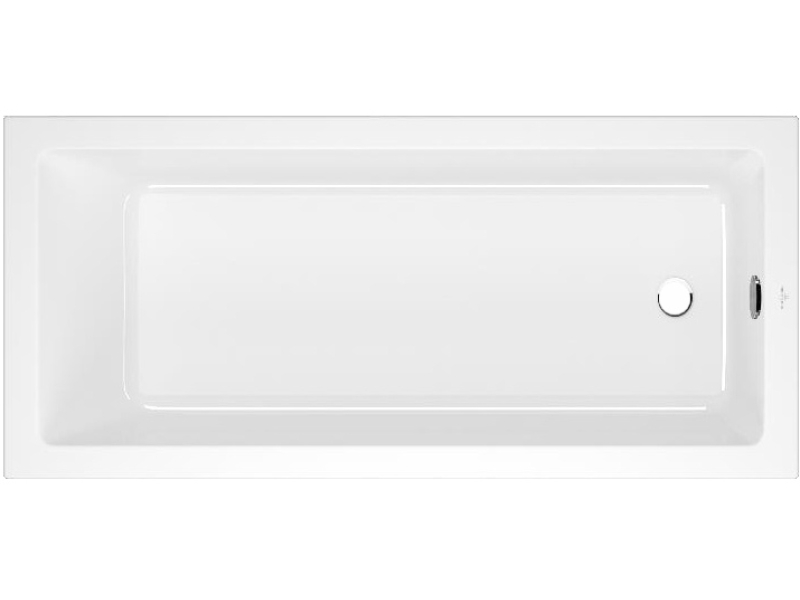 Купить Ванна акриловая 1700x700х410 Villeroy & Boch Targa Plus Mono UBA177NES2V01+U99740000 ножки в комплекте
