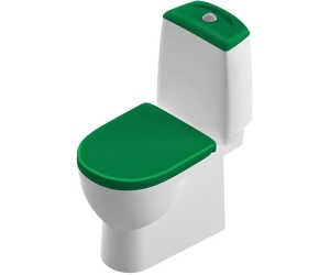 Унитаз-компакт Sanita Luxe Best Color Green BSTSLCC09130522 с сиденьем Soft Close