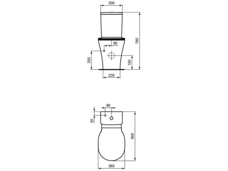 Купить Бачок для унитаза Ideal Standard Connect Air E073901