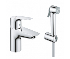Смеситель для раковины Grohe BauEdge 23757001 с гигиеническим душем