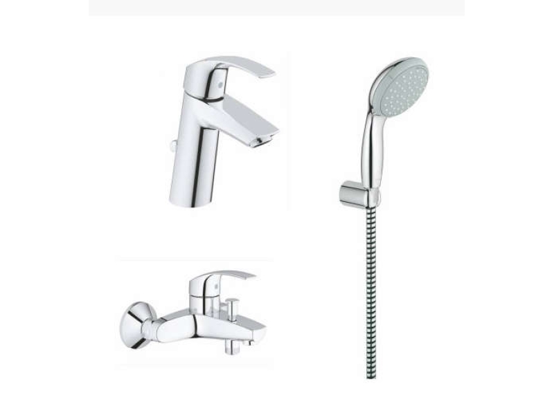 Купить Душевой комплект Grohe Eurosmart 124470