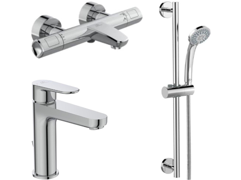 Купить Набор смесителей для ванной Ideal Standard Ceratherm T100 BC985AA с термостатом