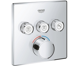 29149000 Grohtherm SmartControl Смеситель на 3 выхода, внешняя часть, хром