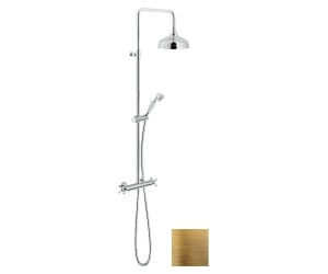 Душевая стойка Nobili Grazia GRC0030/50GDP с термостатом, Royal gold