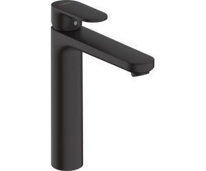 Смеситель для раковины 230, со сливной гарнитурой Vernis Blend Hansgrohe 71552670, матовый черный