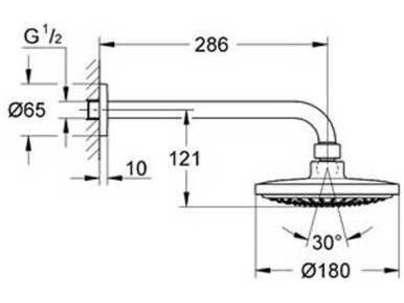 Купить Душевой комплект Grohe Eurosmart 124440