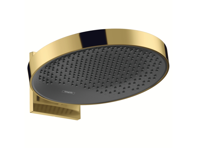 Купить Верхний душ Hansgrohe Rainfinity 360 1jet с настенным креплением 26230990, полированное золото