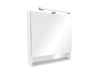 Зеркальный шкаф Roca The Gap 80 белый матовый ZRU9302750