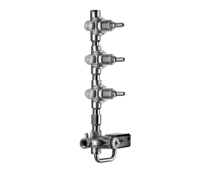 Fantini 19004714A Встраиваемая часть термостатического смесителя для душа 3/4'' / 4 выпуска