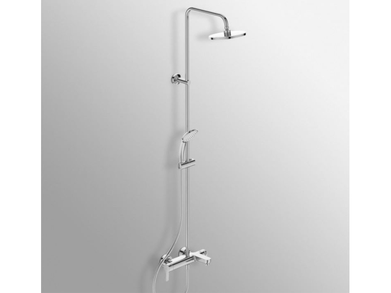 Купить Душевая система Ideal Standard Cerafine O BC749AA в комплекте с настенным смесителем для ванны, хром
