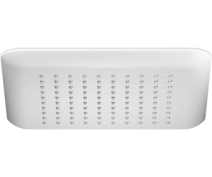 Верхний душ Nobili AD139/122WM Polar white 24 см, матовый белый