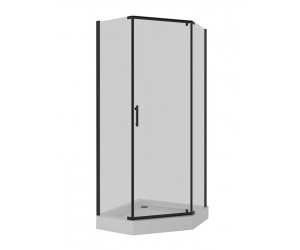 Душевой уголок Niagara Nova 90 х 90 см, профиль черный, стекло прозрачное, NG-6805-08 BLACK
