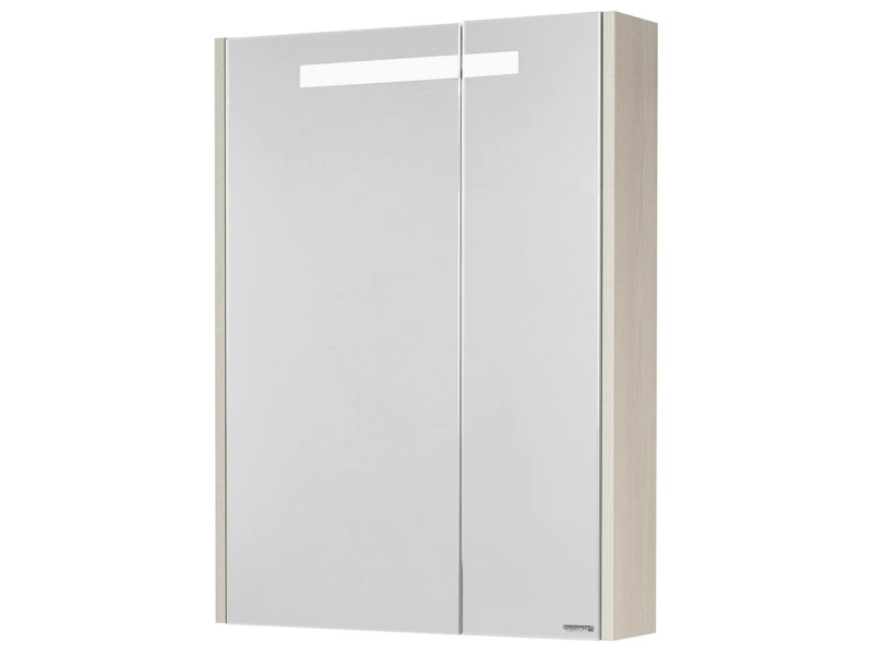 Купить Зеркальный шкаф Aquaton Верди PRO 60 белый, ясень фабрик 1A206902VDAV0