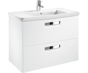 Тумба под раковину Roca The Gap 80 белый глянец ZRU9302877