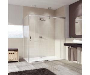 Душевая дверь Huppe Aura 401513092321 110х200 раздвижная