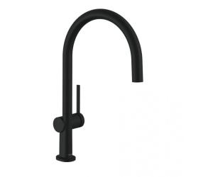 Кухонный смеситель однорычажный, 220, 1jet Hansgrohe 72804670, матовый черный