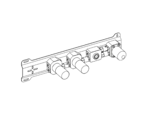 Fantini 4700P017A Встраиваемая часть смесителя для ванны без излива