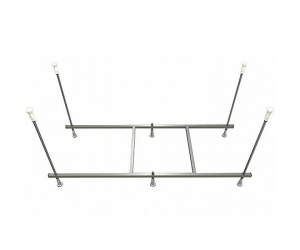Каркас для ванны Aquatek Лугано/Либерти 160x70 KAR-0000063 Хром