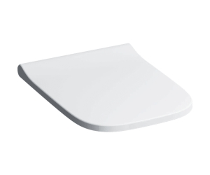 500.687.01.1 Geberit Smyle Square Сиденье для унитаза Slim, антибактериальное, с механизмом плавного закрывания SoftClose, с быстросъемным креплением