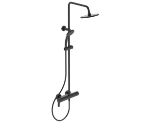 BC750XG IDEALRAIN Душевая система в комплекте с настенным смесителем для душа CERAFINE O матовый черный