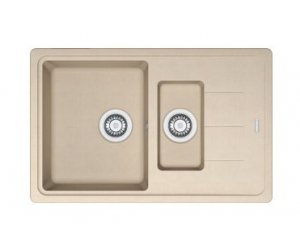Мойка Franke BASIS BFG 651-78, 114.0280.885, гранит, установка сверху, оборачиваемая, цвет бежевый, 78*50 см