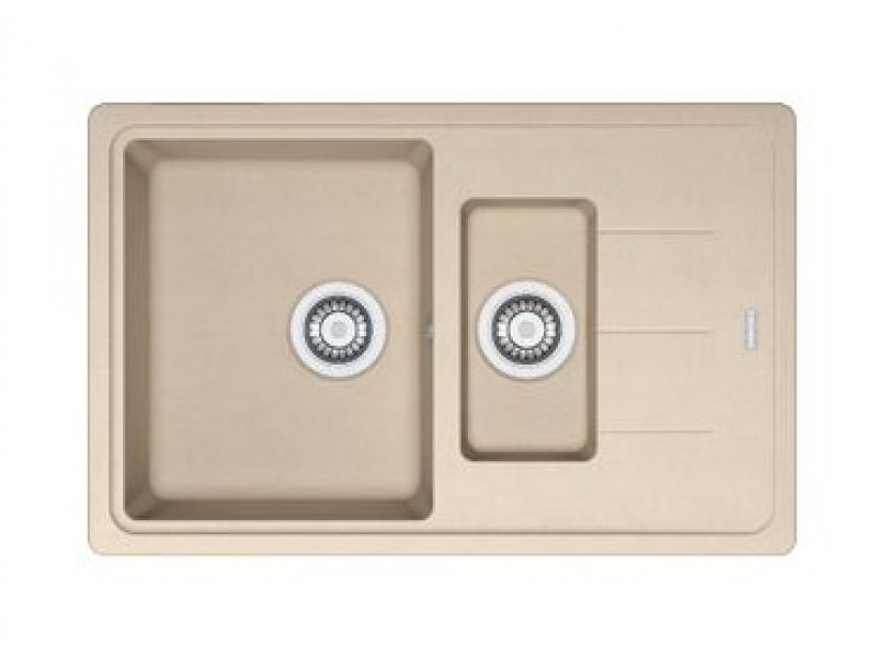 Купить Мойка Franke BASIS BFG 651-78, 114.0280.885, гранит, установка сверху, оборачиваемая, цвет бежевый, 78*50 см