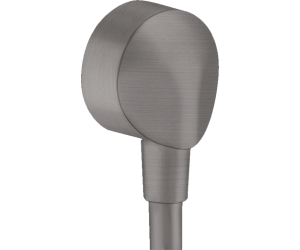 Шланговое подсоединение без клапана обратного тока E Hansgrohe FixFit 27454340, черный хром