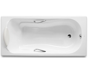 Ванна Roca Haiti 150x80 с отверстиями для ручек, anti-slip 2332G000R