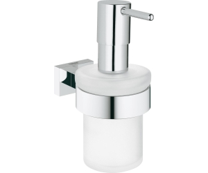 Дозатор жидкого мыла с держателем Grohe Essentials Cube 40756001