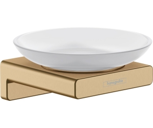 Мыльница AddStoris Hansgrohe 41746140, шлифованная бронза