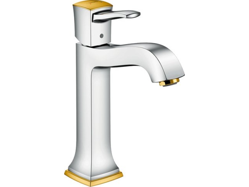 Купить Смеситель для раковины Hansgrohe Metropol Classic хром/золото 31302090