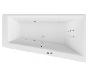 Ванна гидромассажная Excellent Sfera 170 x 100 см, P LINE, хром