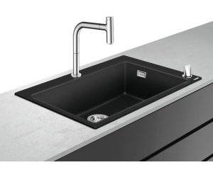 Кухонная мойка с встроенным смесителем Hansgrohe C51-F660-07 77x51 43218000