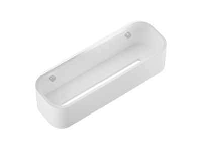 Decor Walther 0973855 - STONE DCT30 Душевая ёмкость Белый / Сталь матовая