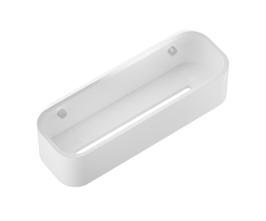 Decor Walther 0973855 - STONE DCT30 Душевая ёмкость Белый / Сталь матовая
