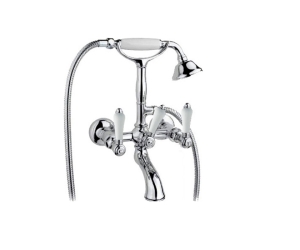 Nicolazzi 1402CR78 Смеситель для ванны с ручным душем со стены *PETIT MONT BLANC*