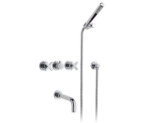 Nicolazzi 2203CR27 Встроенный смеситель для ванны с ручным душем *M.CROCE*