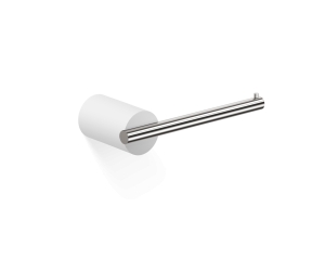 Decor Walther 0974855 - STONE TPH Держатель туалетной бумаги Белый / Сталь матовая