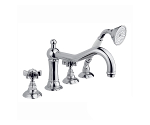 Nicolazzi 1449CR18 Смеситель на 3 отв для ванны с душем DAMES ANGLAISES