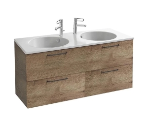 Тумба с раковиной Jacob Delafon Odeon Rive Gauche EXAS112-Z-00+2526-R9-E52 коричневый