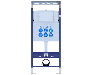 INS-0000010 Aquatek Easy Fix 50 Монтаж рама для подв унитаза1130*500*100+звукоизоляционная прокладка