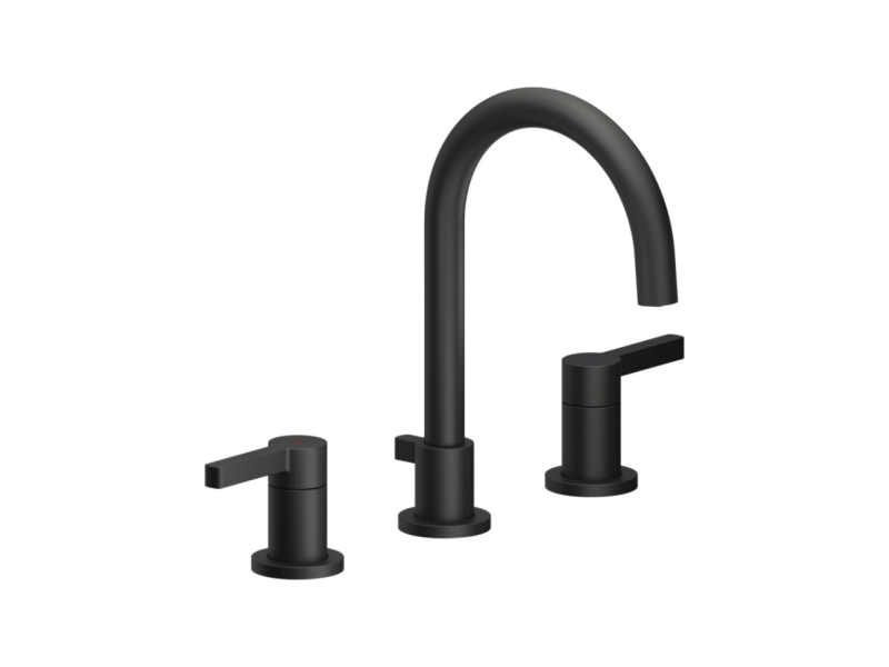 Купить Смеситель для раковины Nobili Lira LR116211/1T1BM черный, 3 отверстия