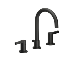 Смеситель для раковины Nobili Lira LR116211/1T1BM черный, 3 отверстия