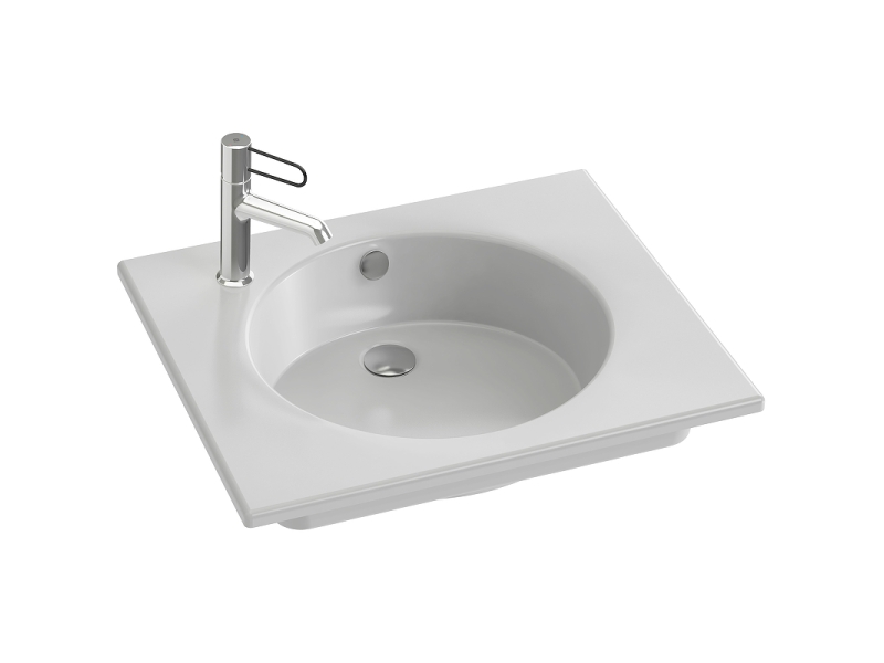 Купить EB2520-R5-N18+EXBA112-Z-00 Комплект ODEON RIVE Мебель для раковины-столешницы, 60 см с раковиной EXBA112-Z-00