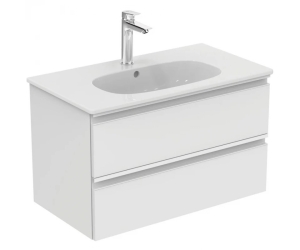 Тумба с раковиной Ideal Standard Tesi T350901+T0051OV, белая