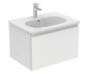 Тумба с раковиной Ideal Standard Tesi T351001+T0046OV, белая