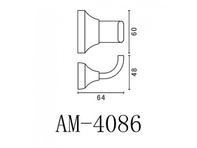 Купить Крючок Art&Max Ovale AM-E-4086