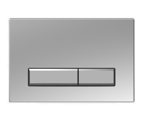 KDI-0000023 (009B) Панель смыва Slim Хром глянец (клавиша прямоугольная)